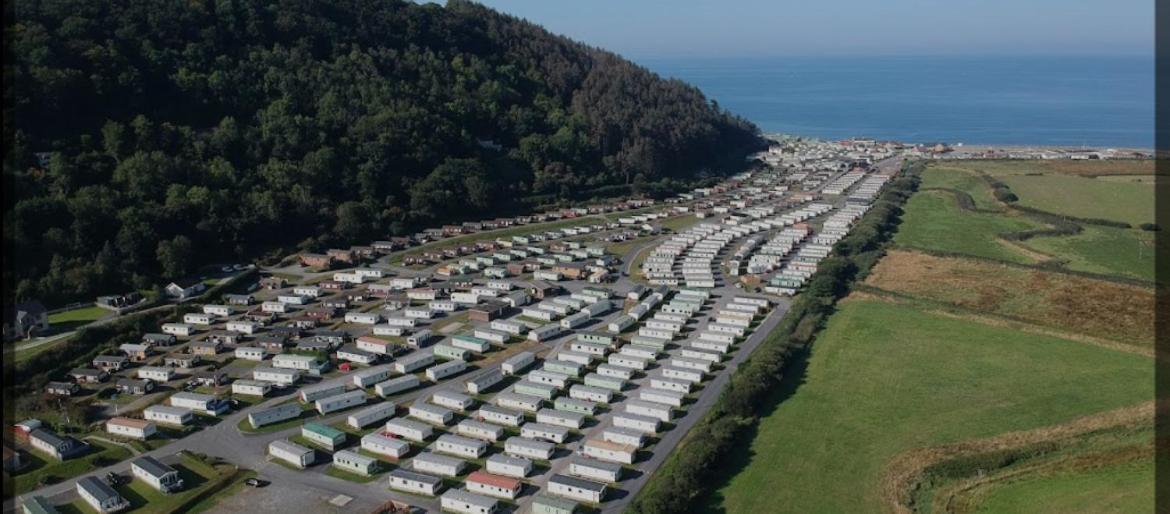 Sea View Escape 2 Bedroom Pet Friendly Caravan At Clarach Bay Aberystwyth Exterior photo