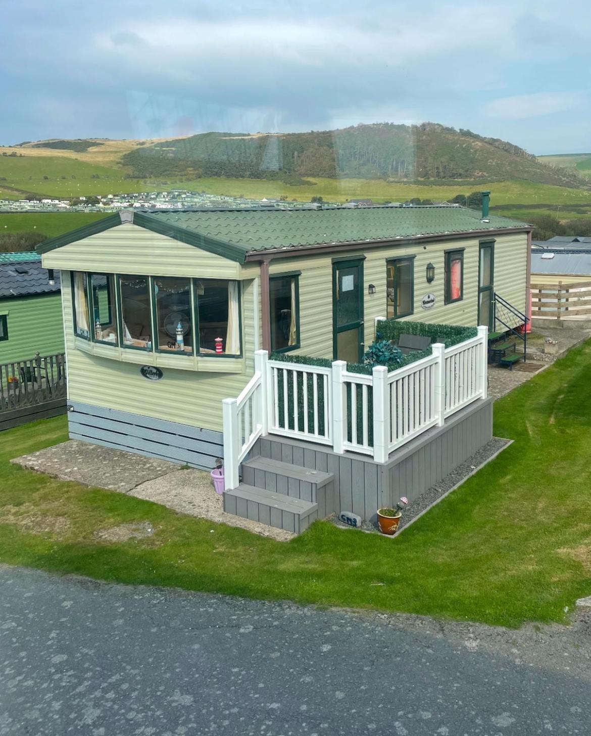 Sea View Escape 2 Bedroom Pet Friendly Caravan At Clarach Bay Aberystwyth Exterior photo