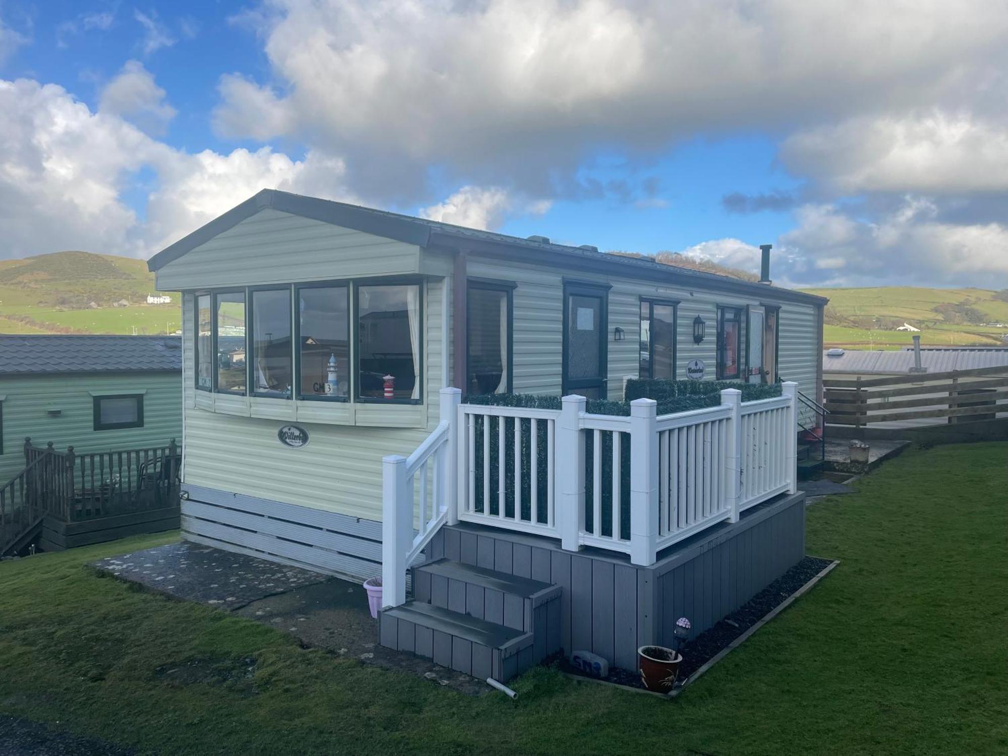 Sea View Escape 2 Bedroom Pet Friendly Caravan At Clarach Bay Aberystwyth Exterior photo